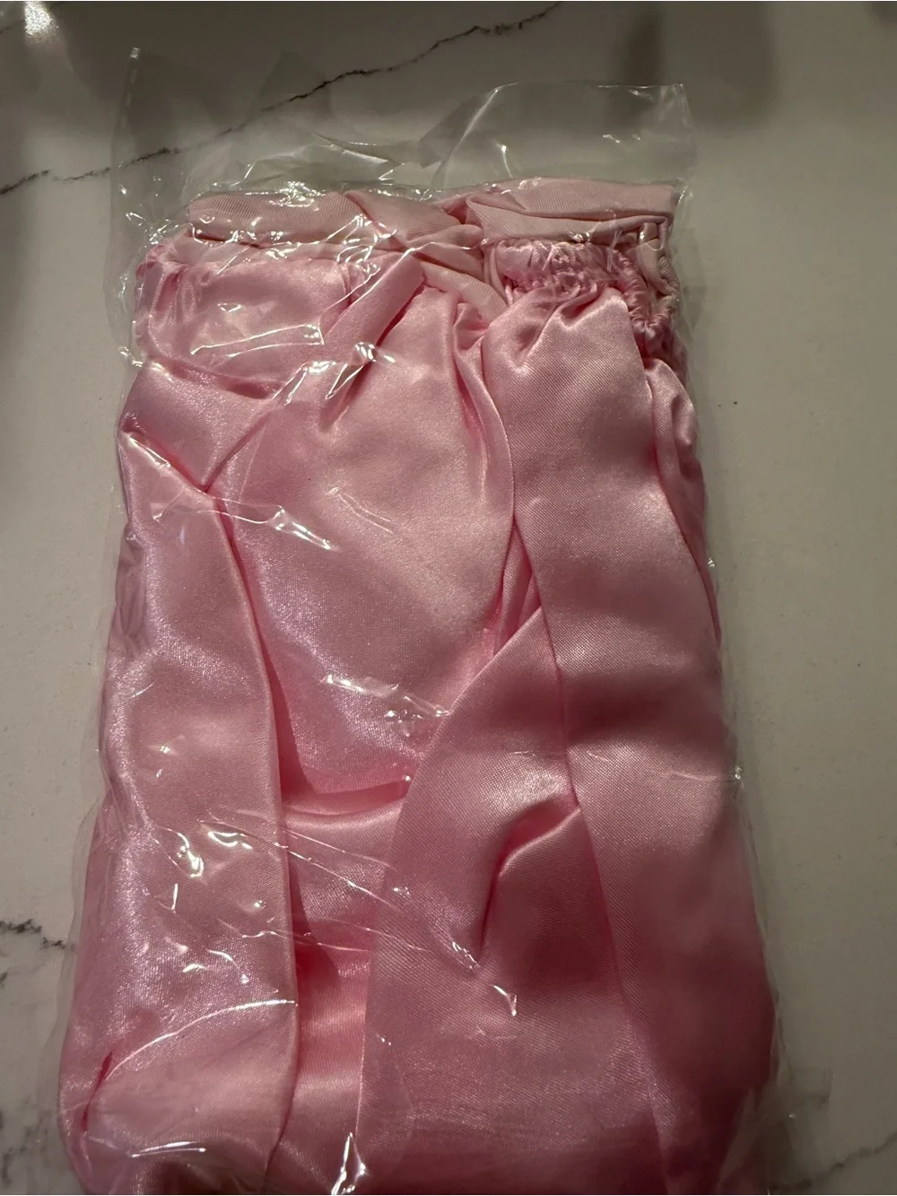 NWOT Coquette Curls Pink Silk Sleep Bonnet Cap - One Size